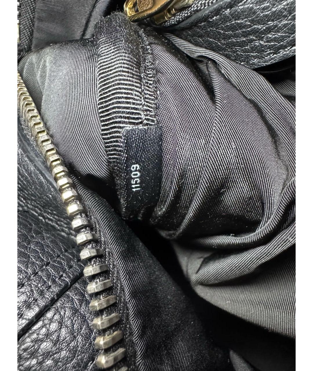ALEXANDER WANG Черная кожаная сумка через плечо, фото 8