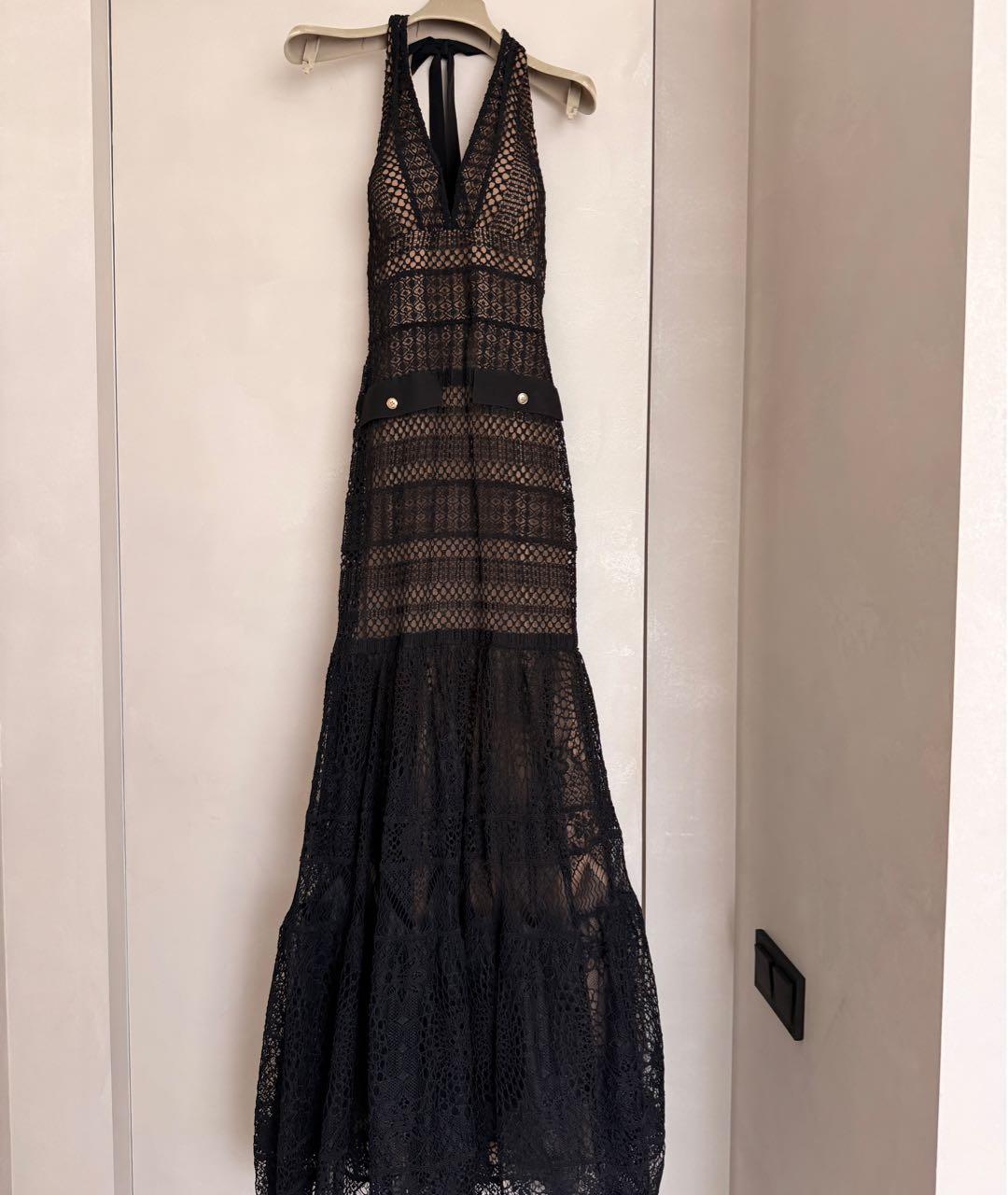 ELIE SAAB Бежевое кружевное вечернее платье, фото 5