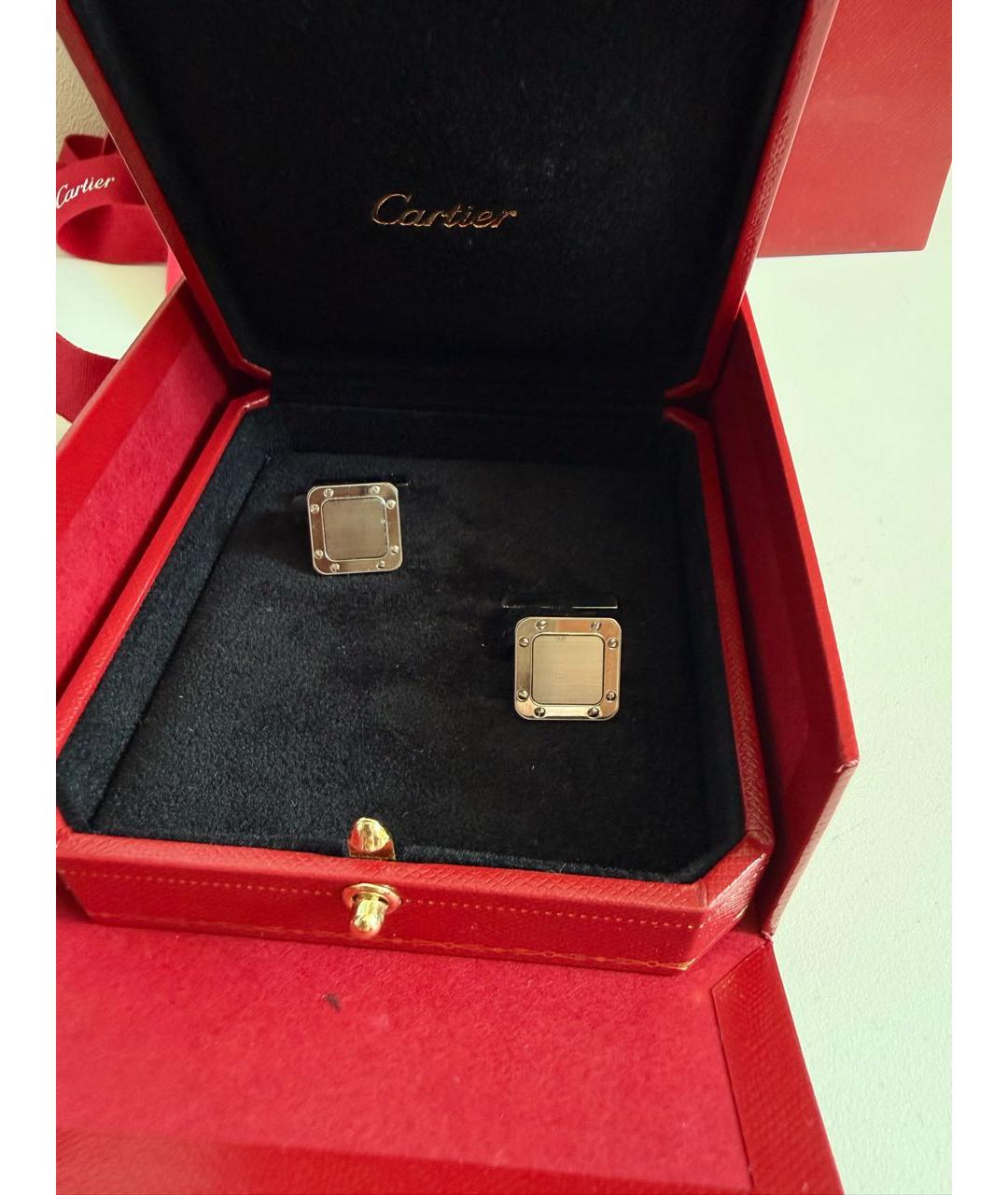 CARTIER Серебряные серебряные запонки, фото 2
