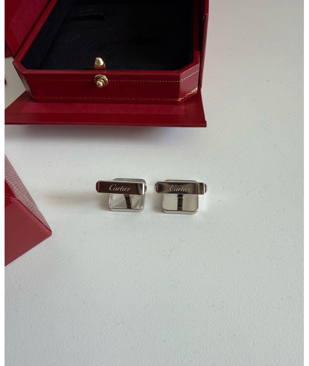 CARTIER Серебряные серебряные запонки, фото 3