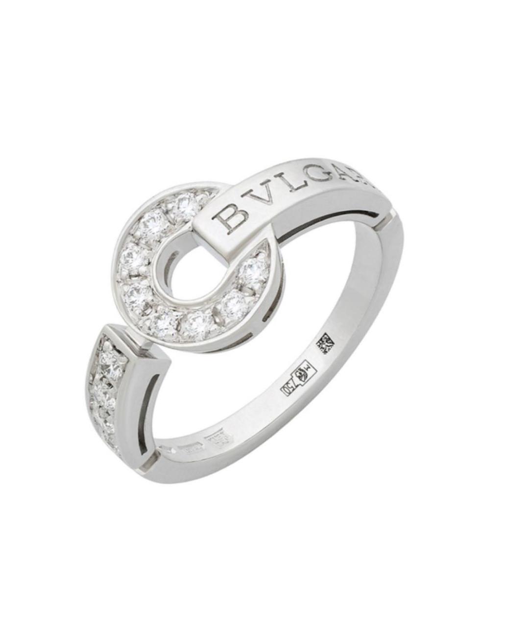 BVLGARI Серебряное кольцо из белого золота, фото 1
