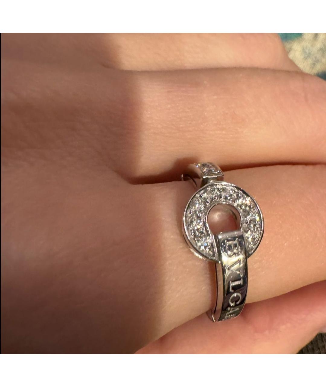 BVLGARI Серебряное кольцо из белого золота, фото 4