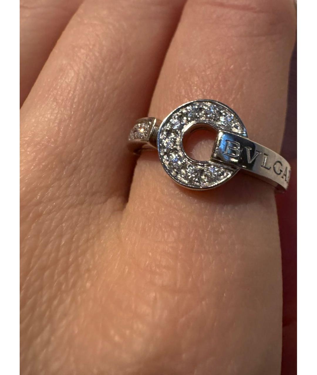 BVLGARI Серебряное кольцо из белого золота, фото 3