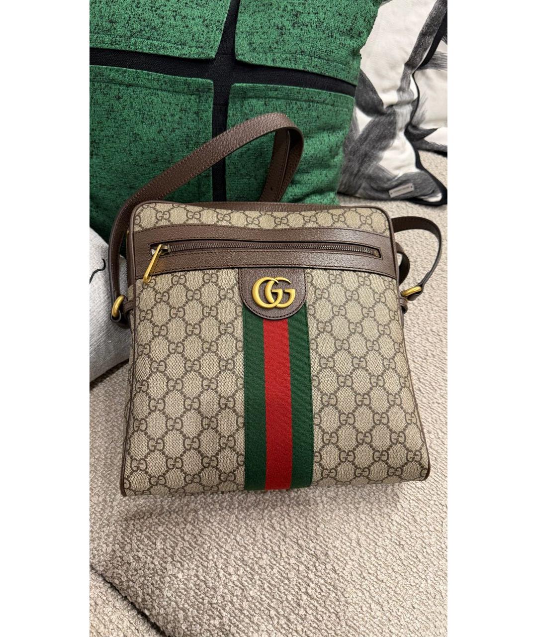 GUCCI Бежевая сумка на плечо, фото 9