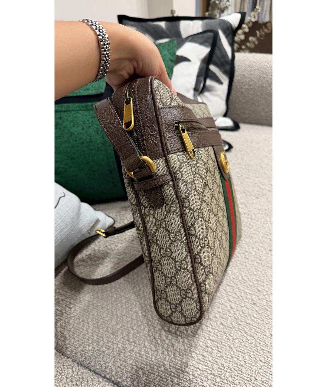 GUCCI Бежевая сумка на плечо, фото 2