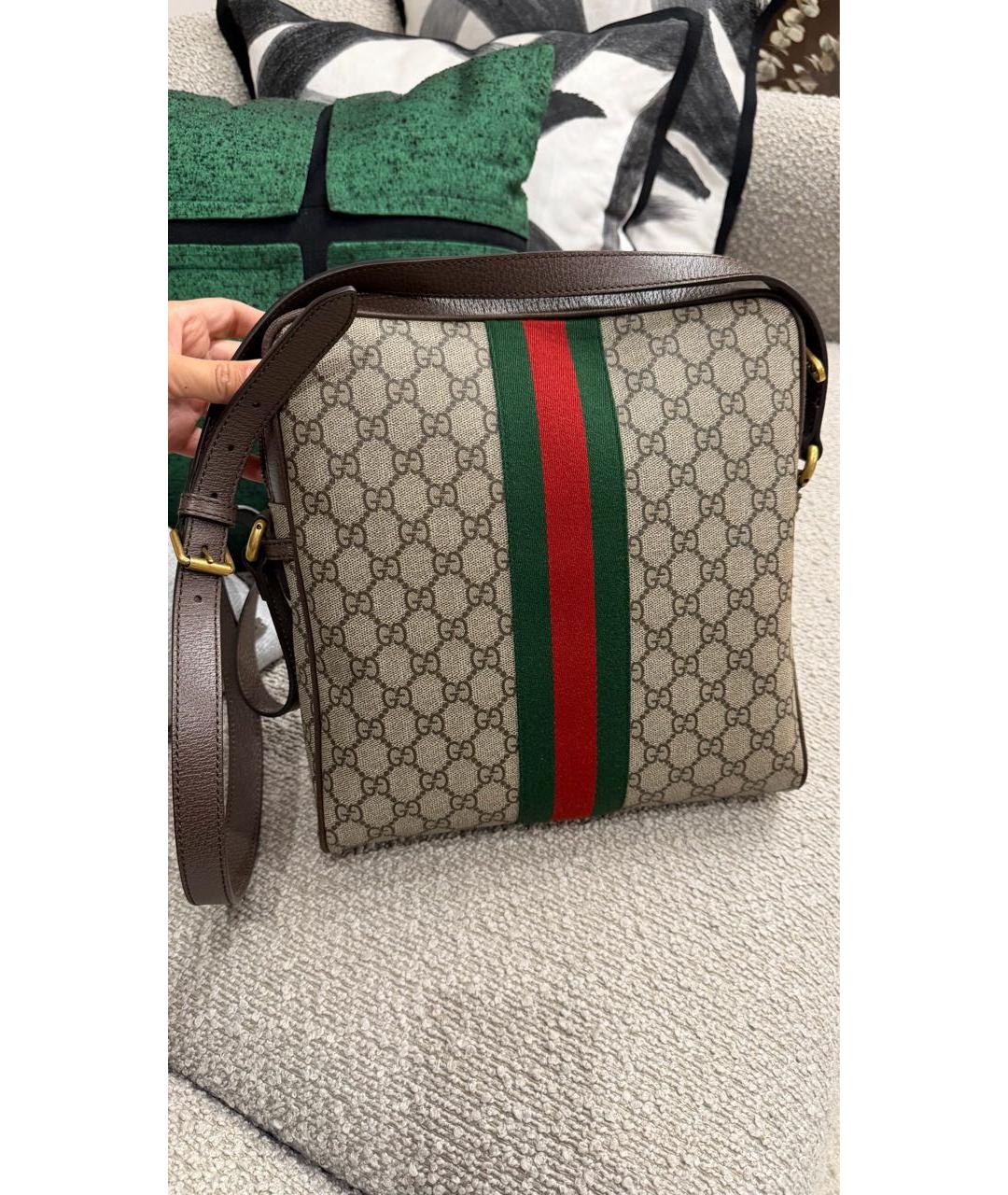GUCCI Бежевая сумка на плечо, фото 3