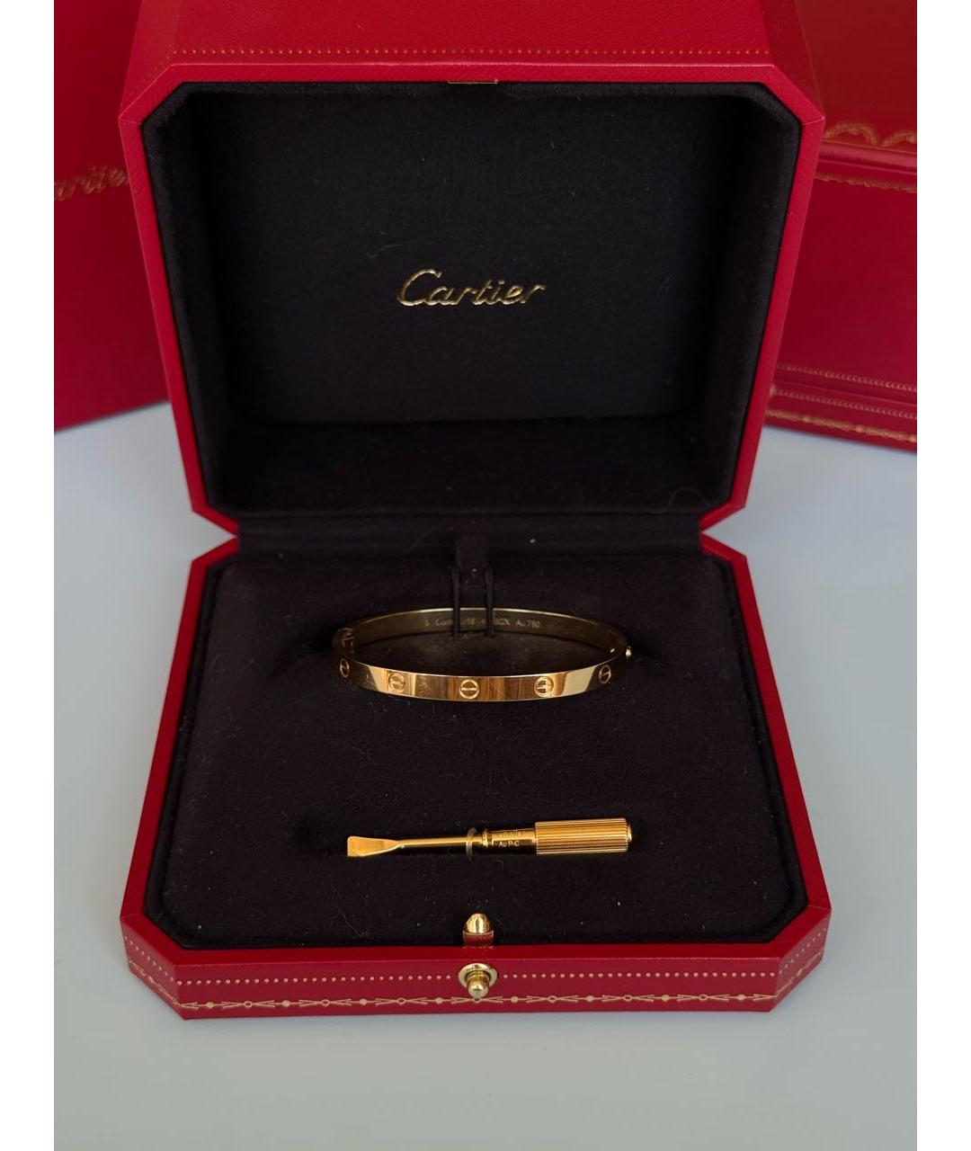 CARTIER Золотой браслет из желтого золота, фото 3