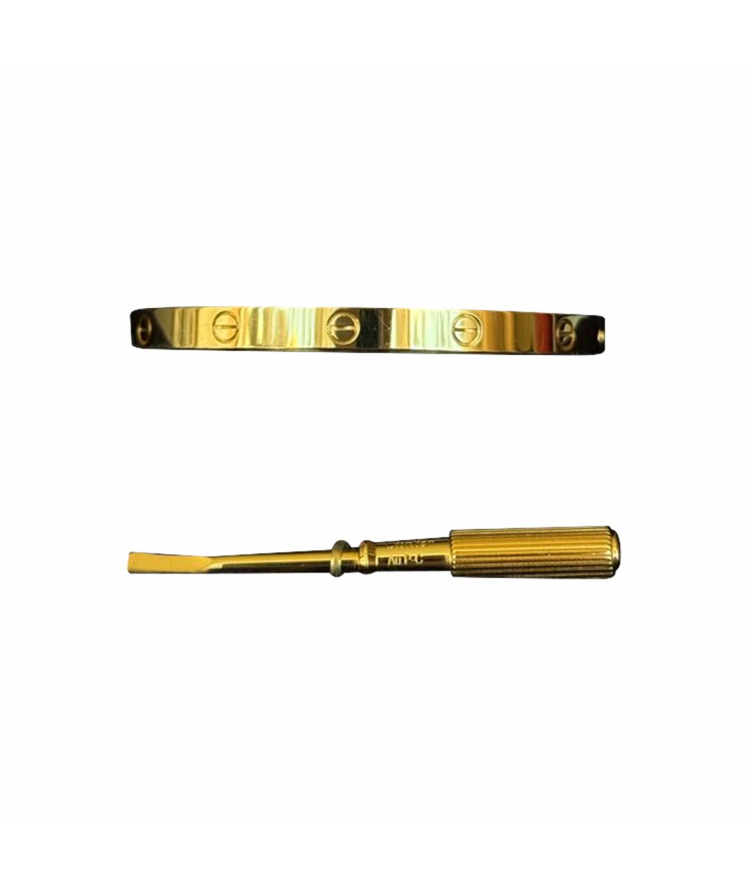 CARTIER Золотой браслет из желтого золота, фото 1