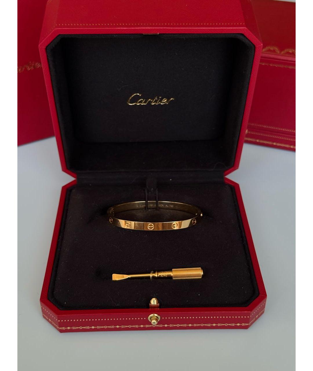 CARTIER Золотой браслет из желтого золота, фото 2