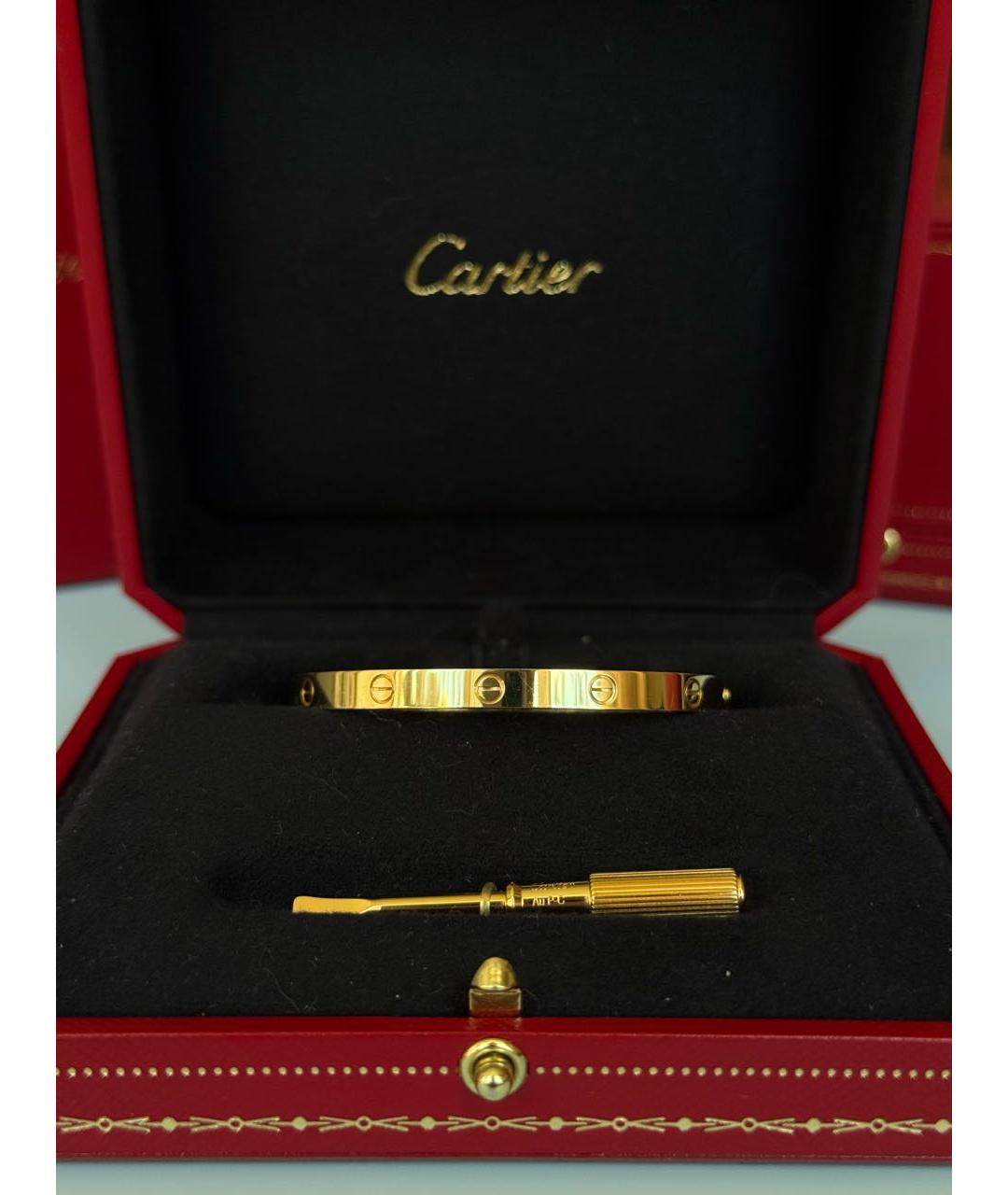 CARTIER Золотой браслет из желтого золота, фото 5