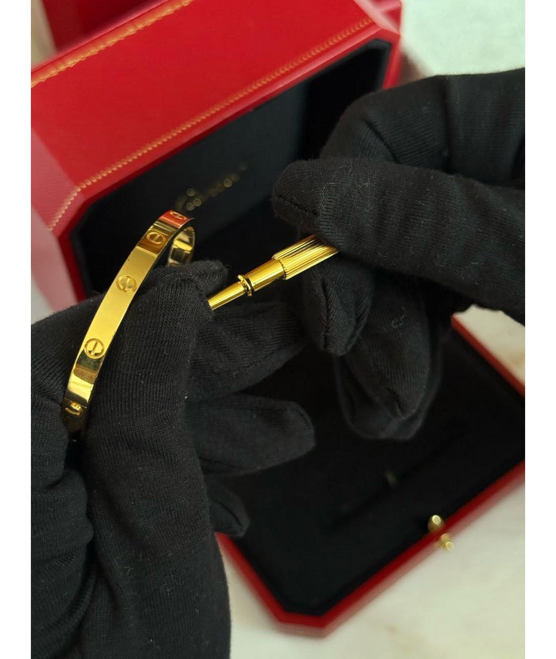 CARTIER Золотой браслет из желтого золота, фото 4