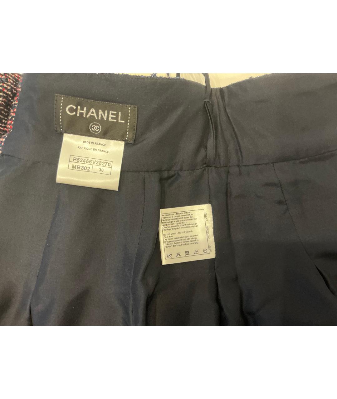 CHANEL Твидовая юбка миди, фото 3