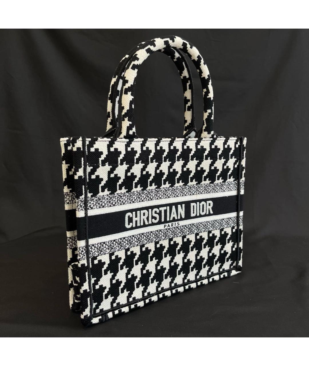 CHRISTIAN DIOR Черная сумка тоут, фото 4