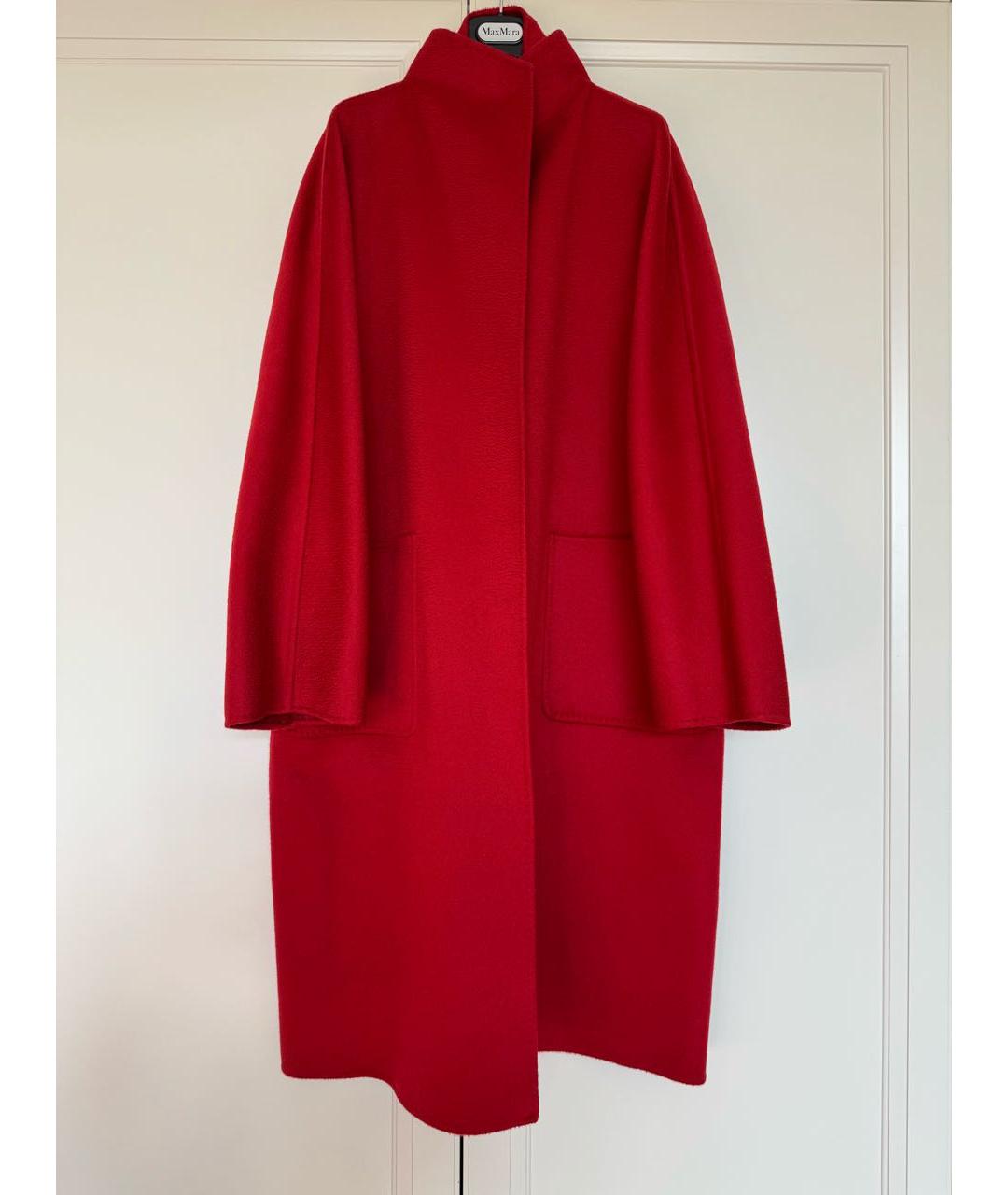 MAX MARA Красное кашемировое пальто, фото 9