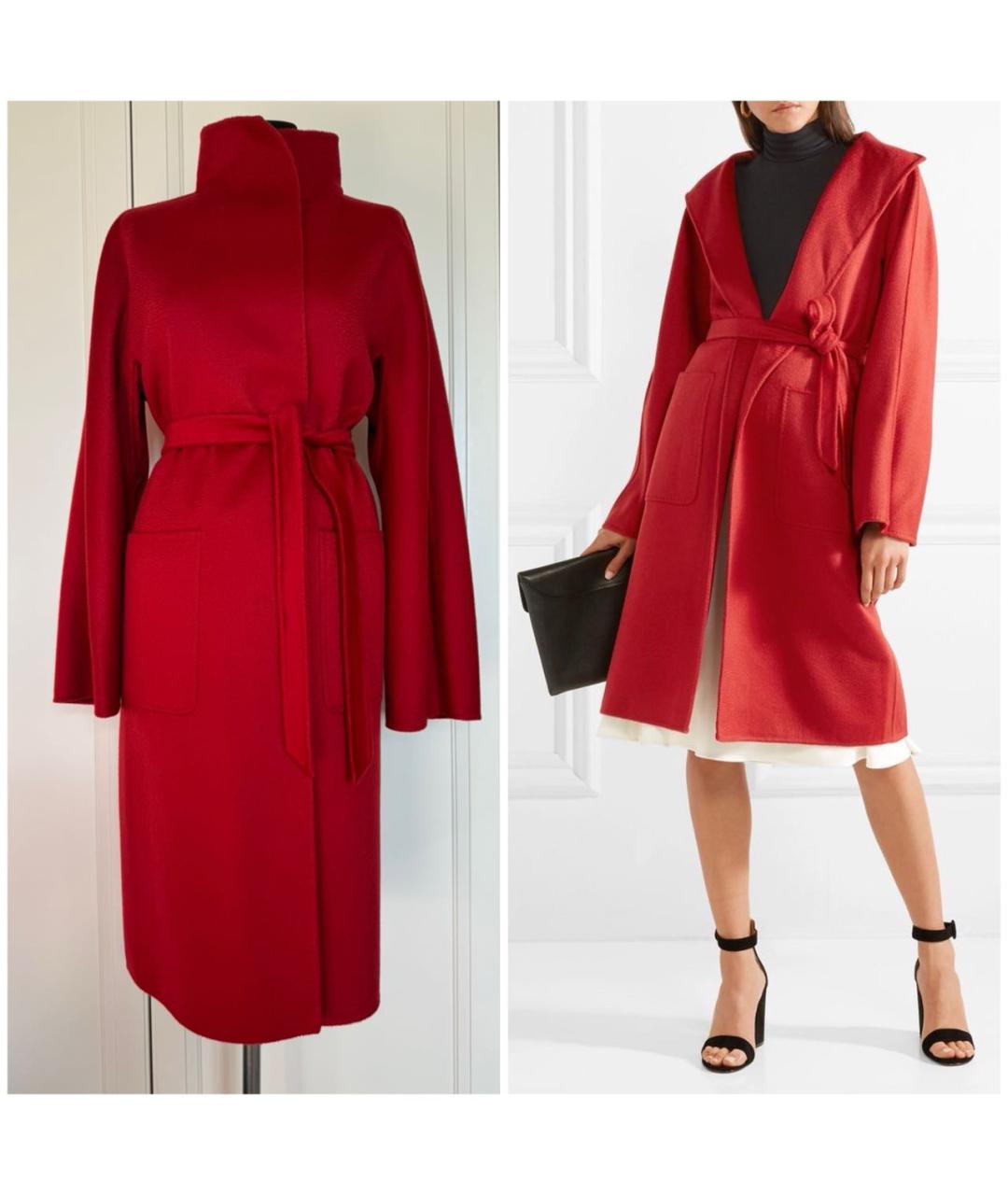 MAX MARA Красное кашемировое пальто, фото 2
