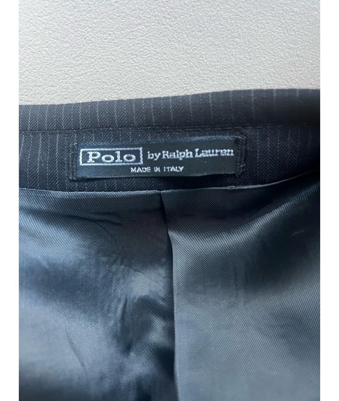 POLO RALPH LAUREN Темно-синий классический костюм, фото 6