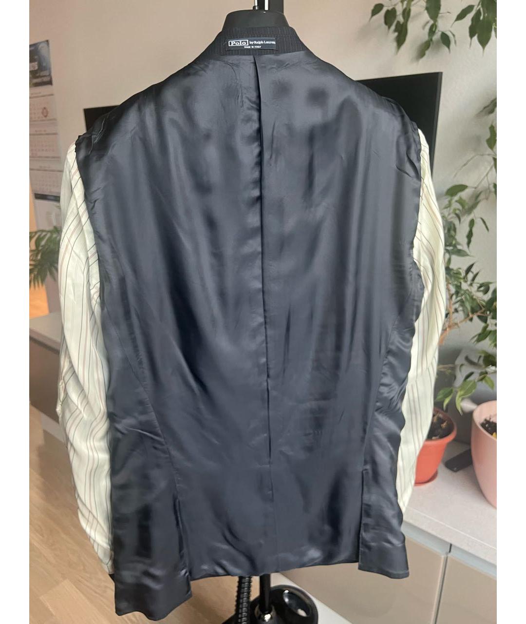 POLO RALPH LAUREN Темно-синий классический костюм, фото 2