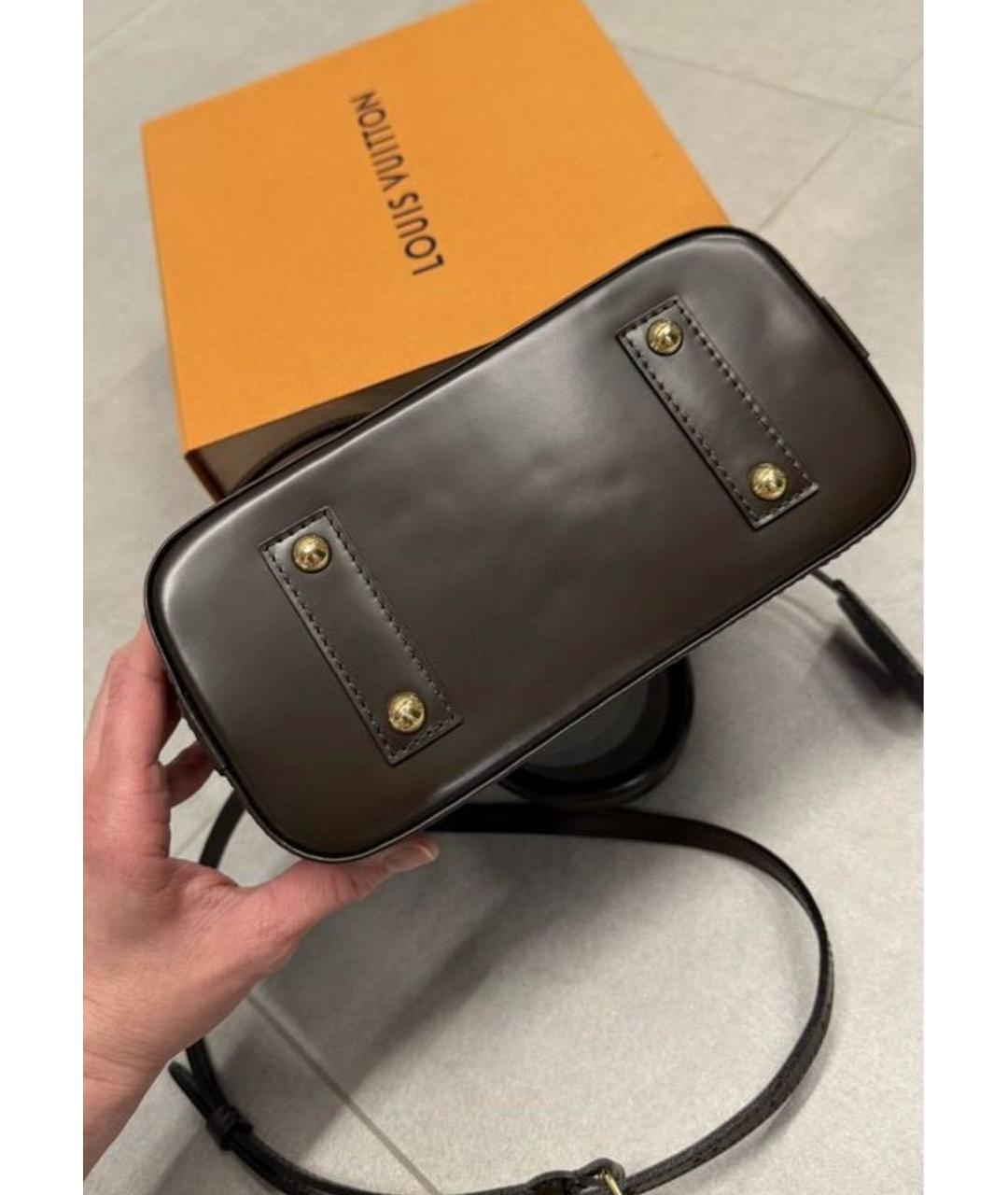LOUIS VUITTON Коричневая сумка с короткими ручками, фото 5