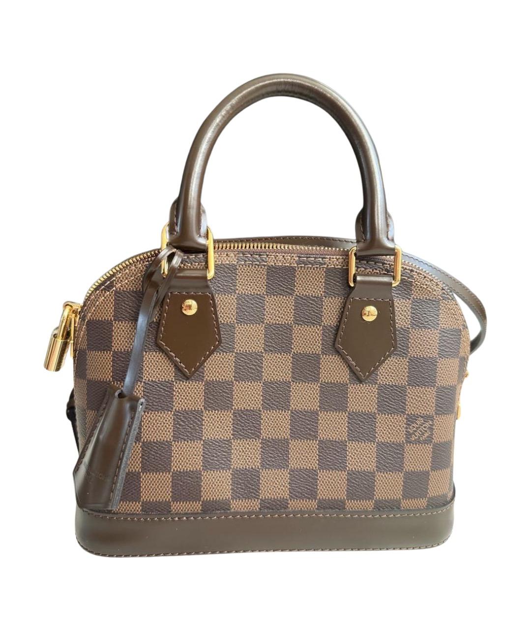LOUIS VUITTON Коричневая сумка с короткими ручками, фото 1