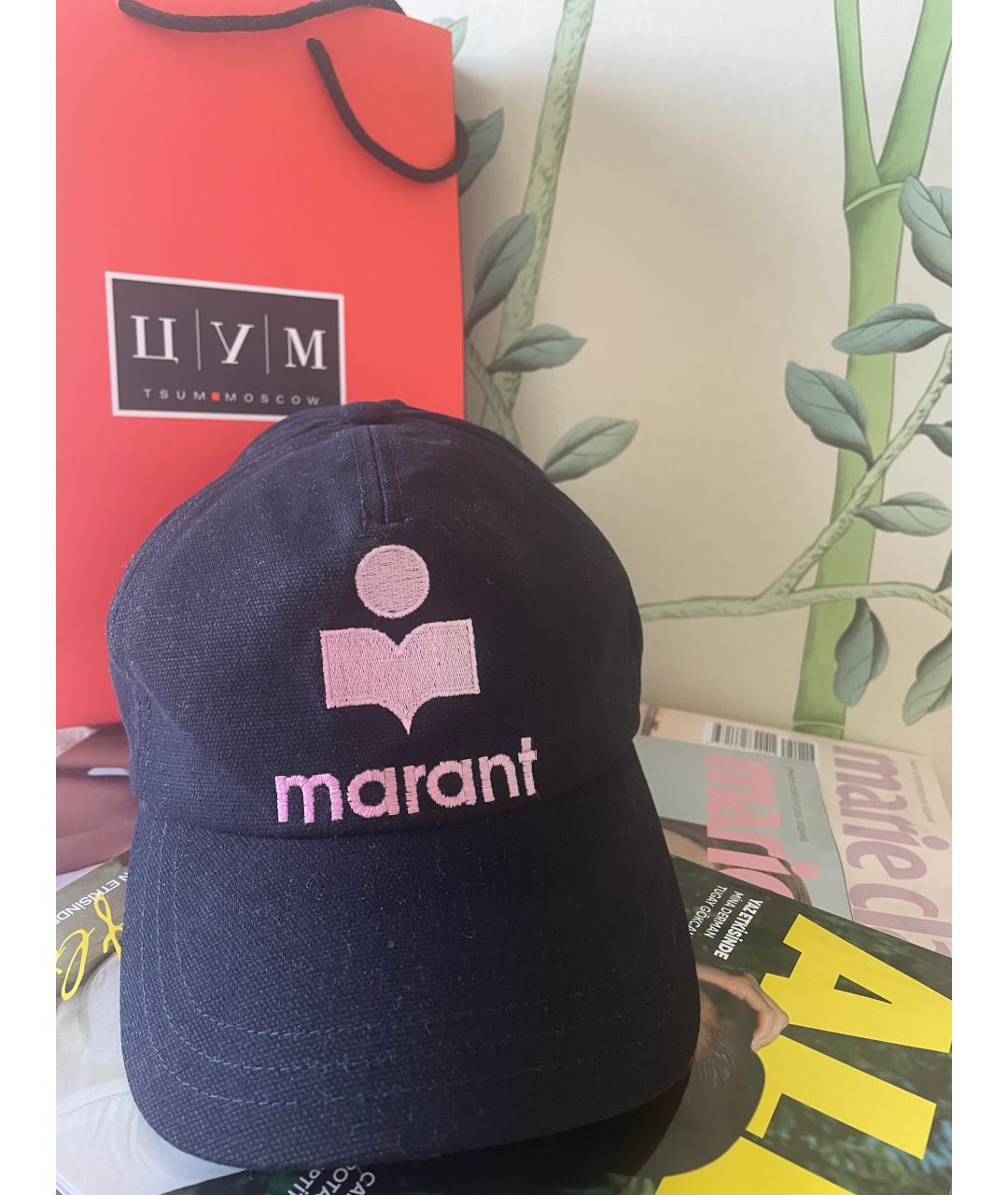 ISABEL MARANT Черная хлопковая кепка, фото 8