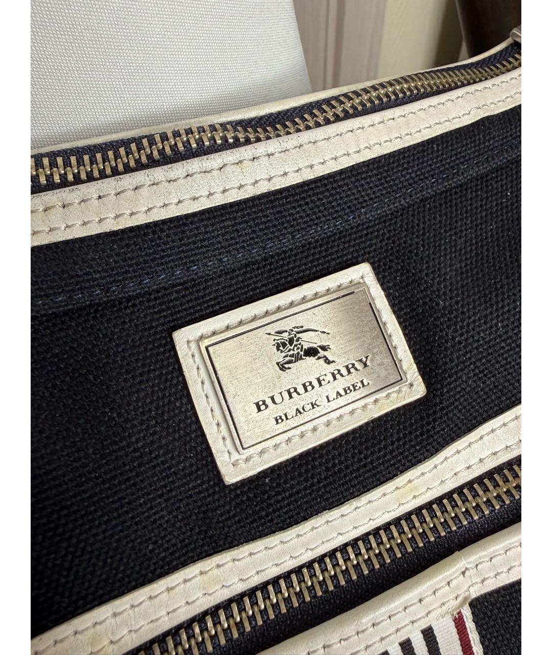BURBERRY Темно-синяя сумка на плечо, фото 4