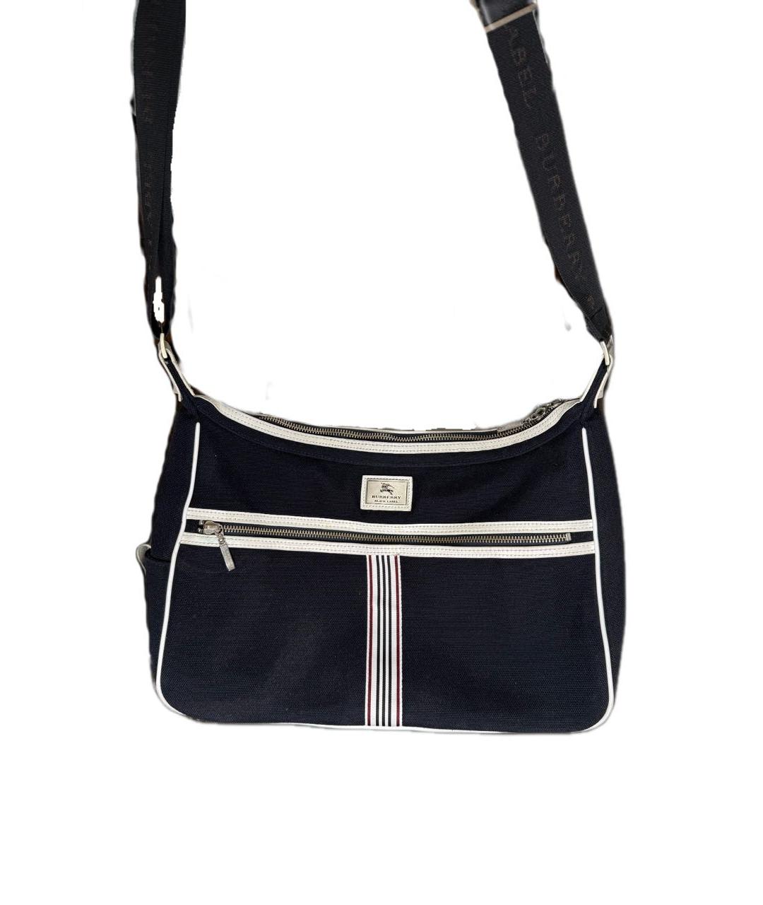 BURBERRY Темно-синяя сумка на плечо, фото 7