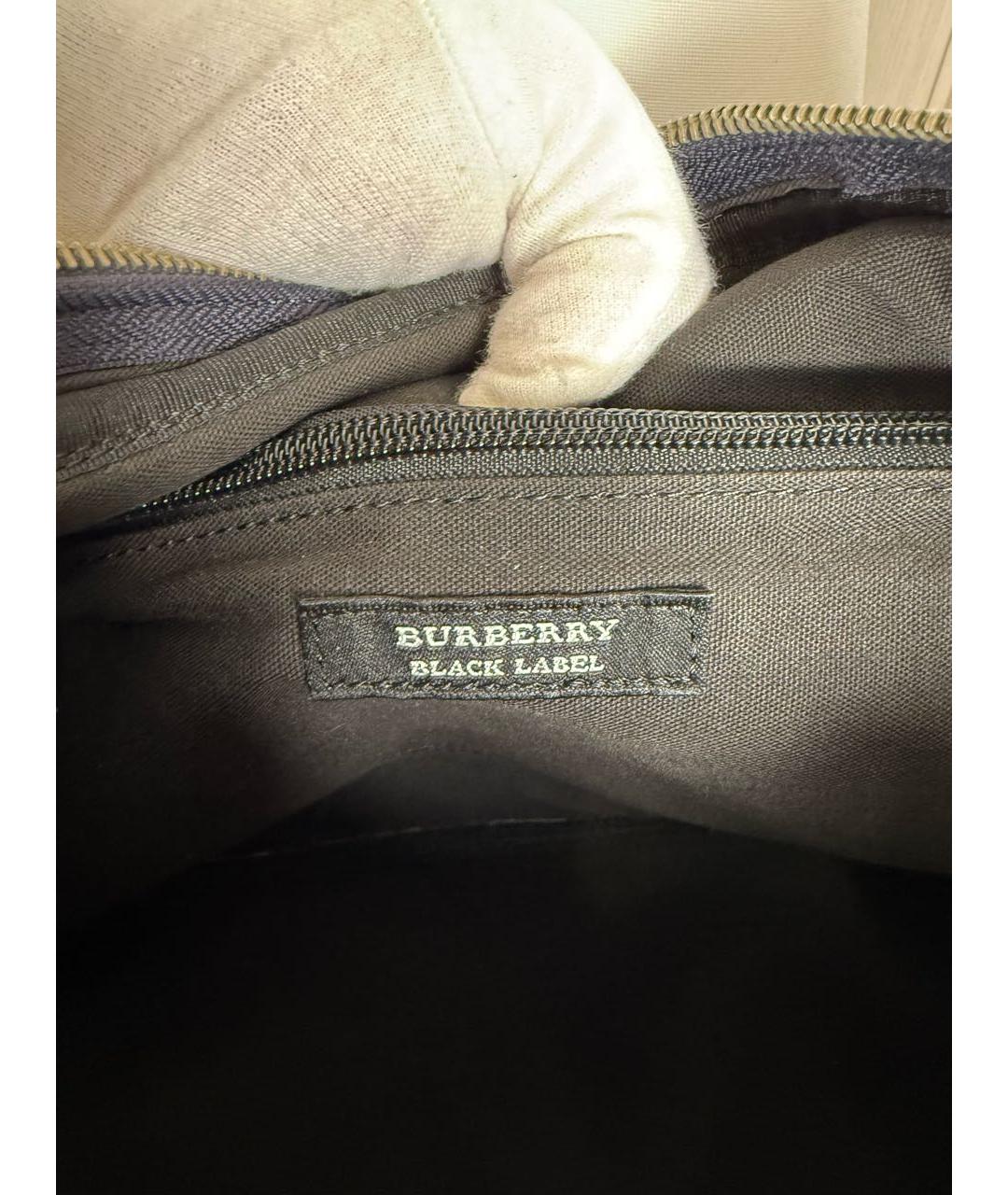 BURBERRY Темно-синяя сумка на плечо, фото 5