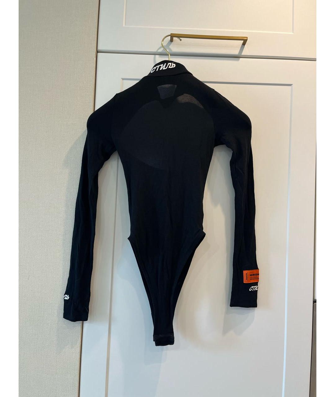 HERON PRESTON Черное хлопковое боди, фото 6