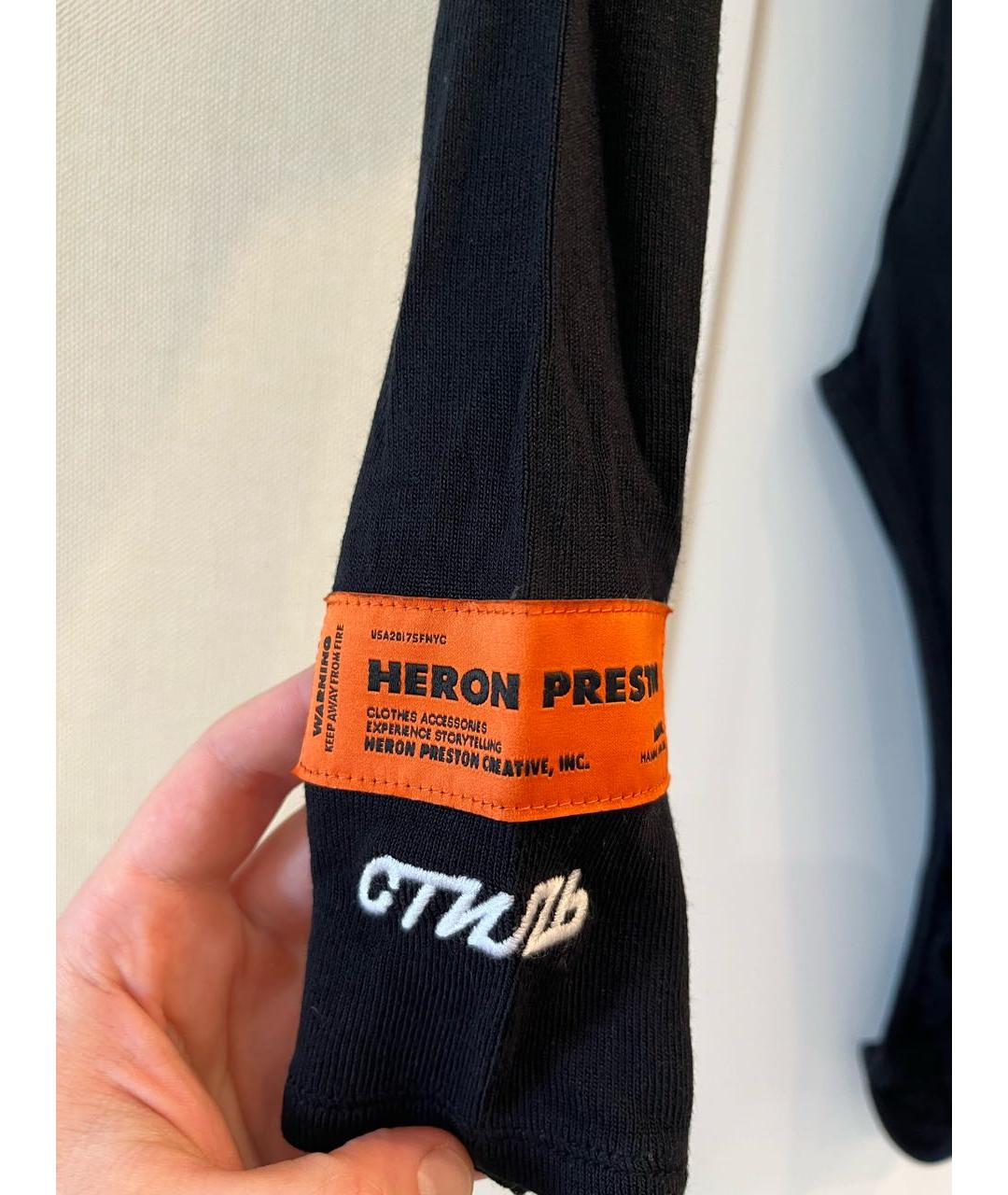 HERON PRESTON Черное хлопковое боди, фото 4