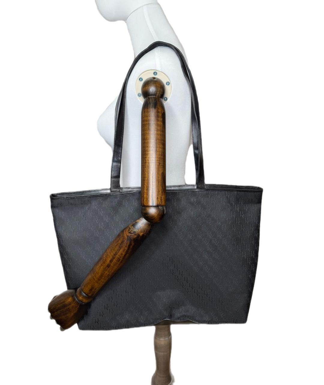 BOTTEGA VENETA Черная сумка тоут, фото 4