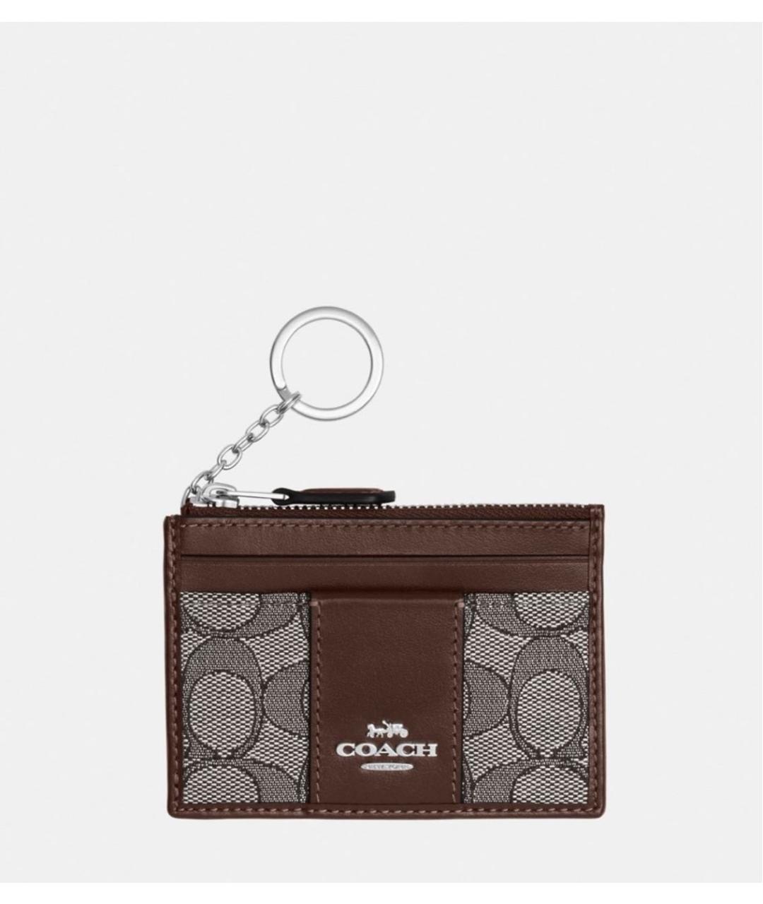 COACH Коричневый кардхолдер, фото 6