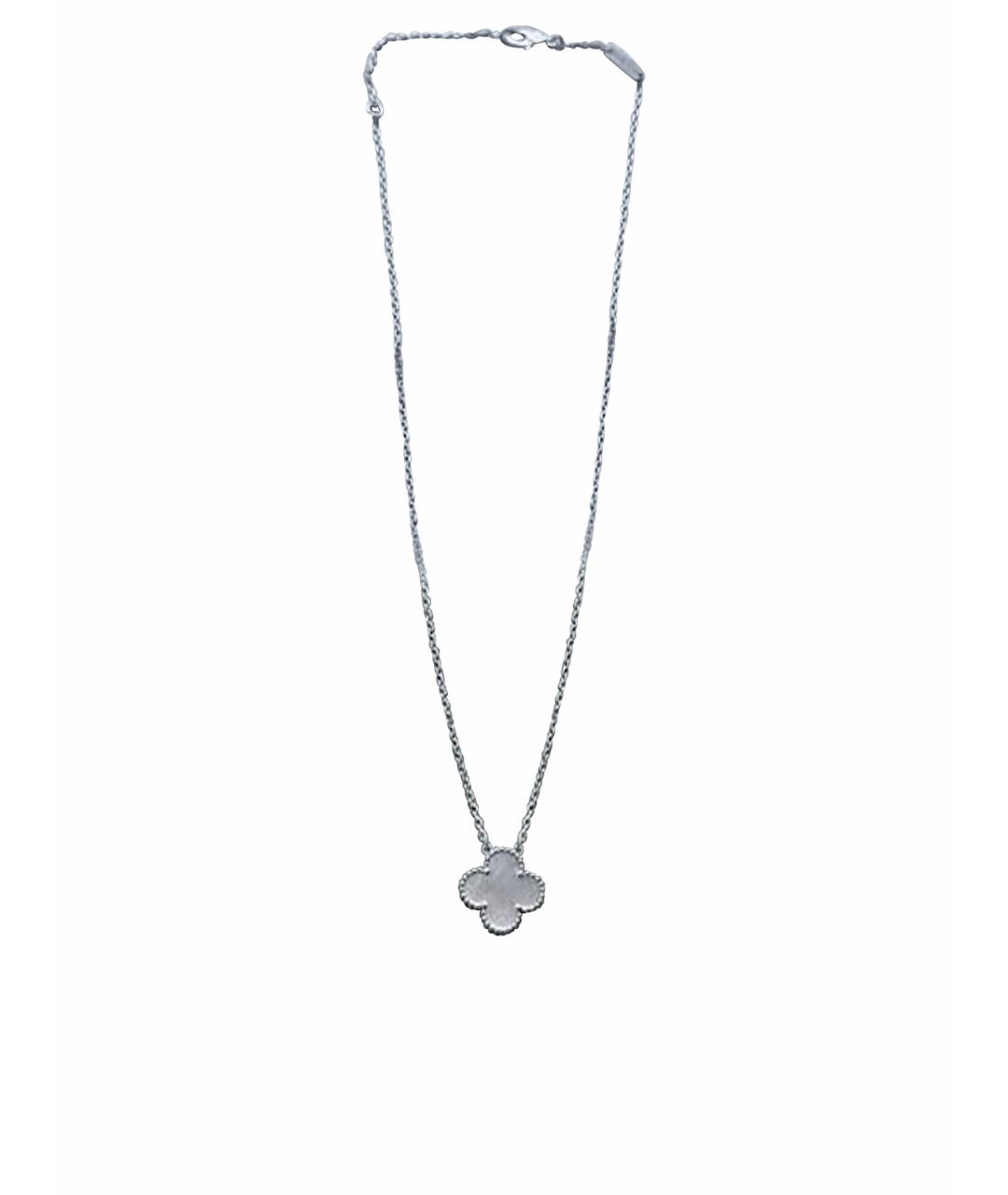 VAN CLEEF & ARPELS Белое колье из белого золота, фото 1