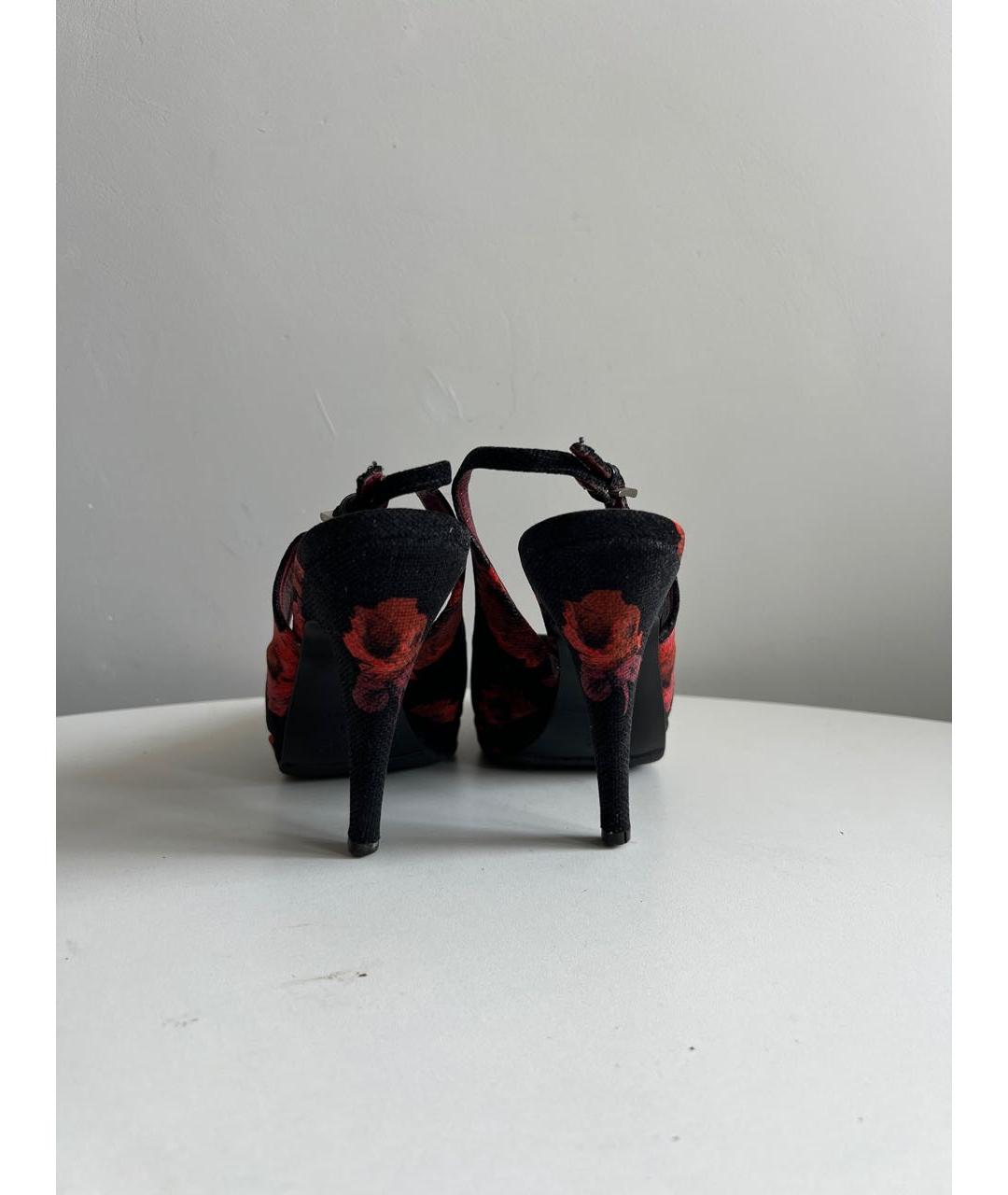PRADA Мульти текстильные туфли, фото 4