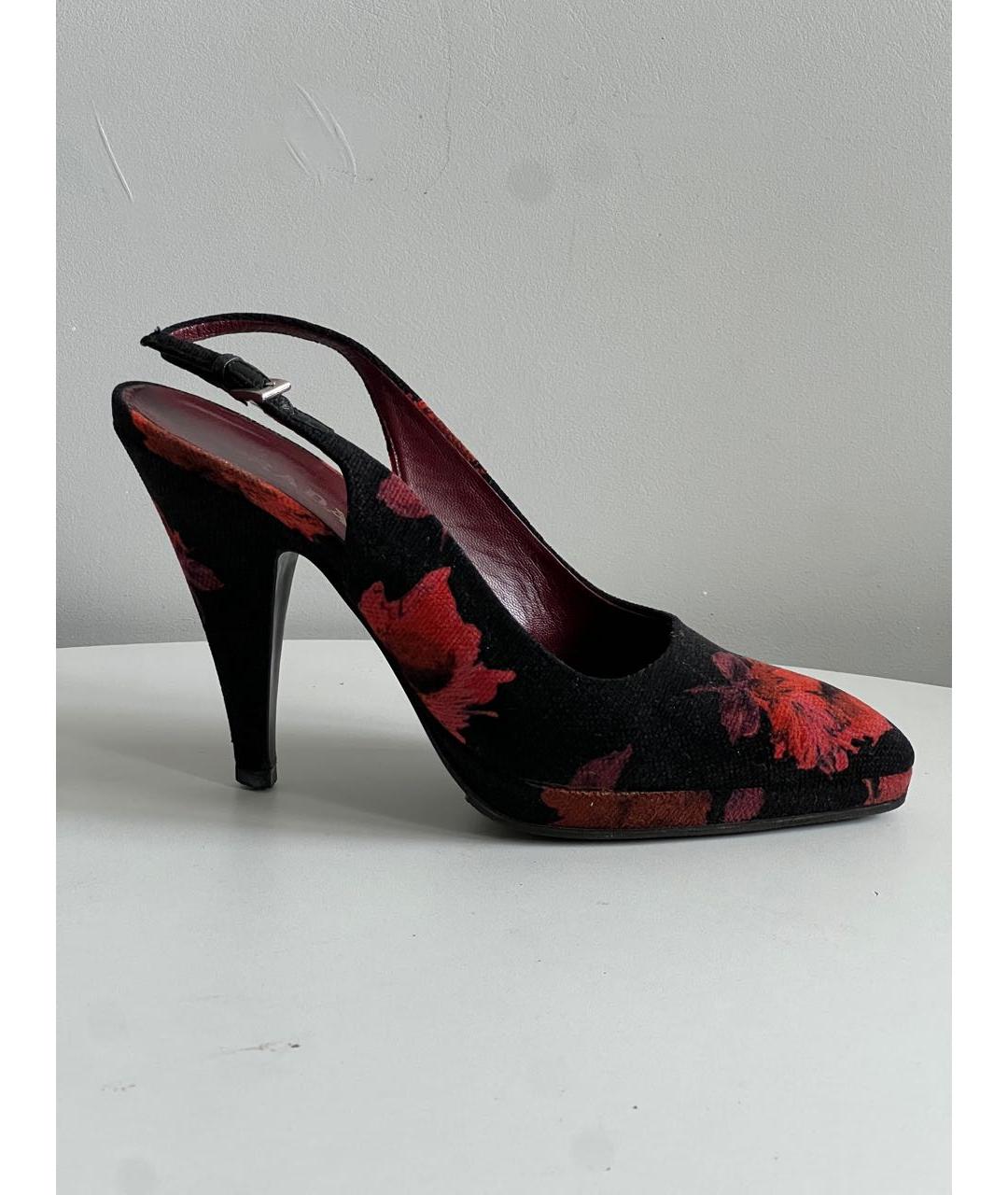 PRADA Мульти текстильные туфли, фото 7