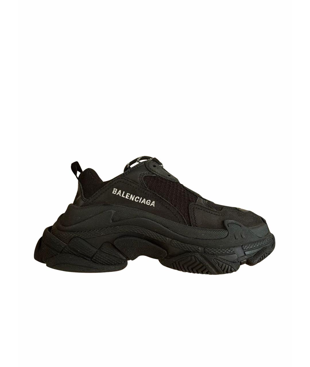 BALENCIAGA Черные кроссовки, фото 1