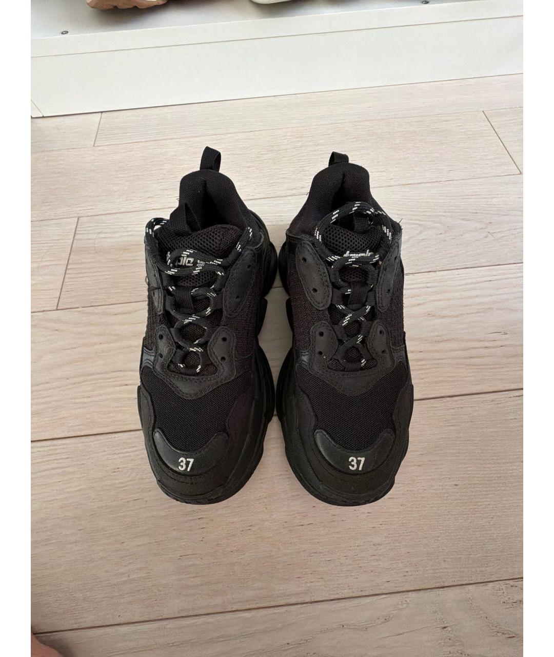 BALENCIAGA Черные кроссовки, фото 2