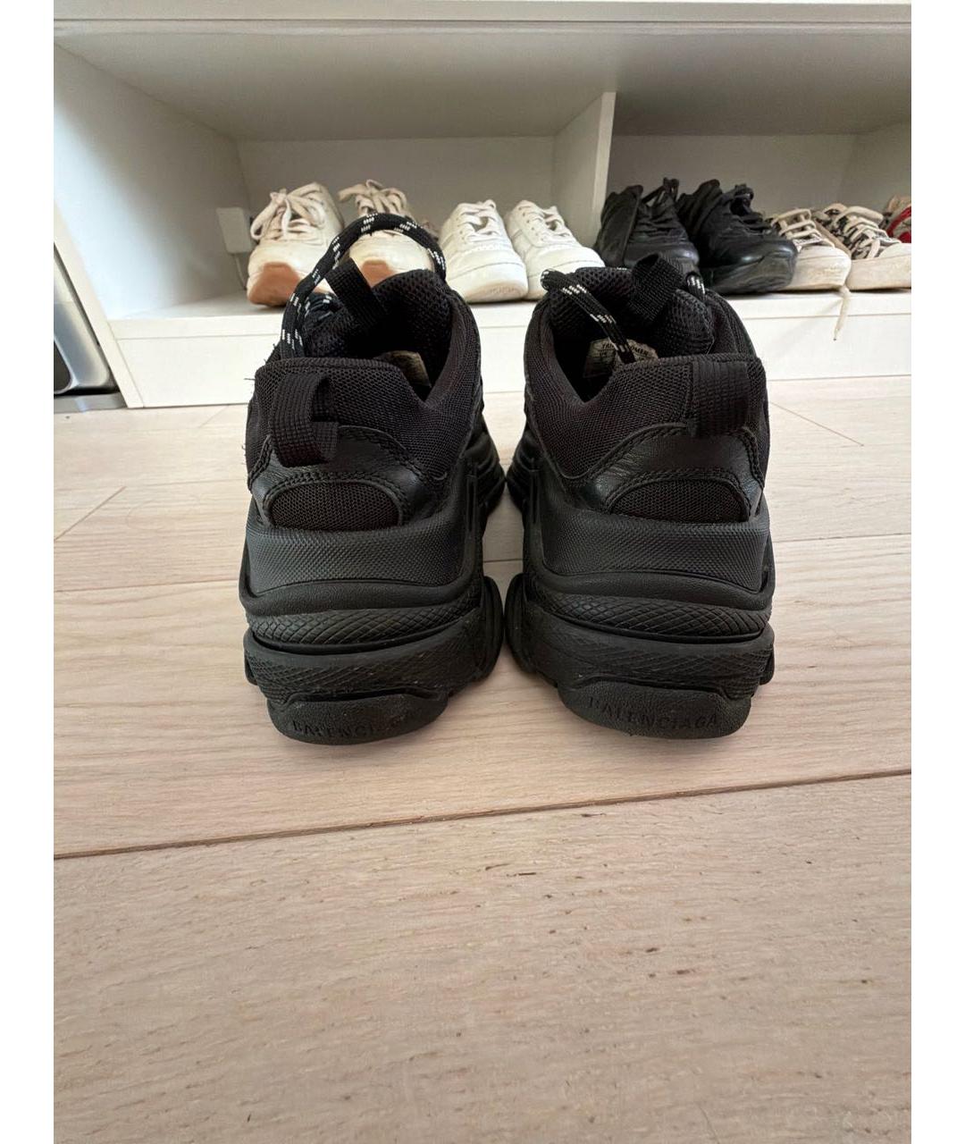 BALENCIAGA Черные кроссовки, фото 4