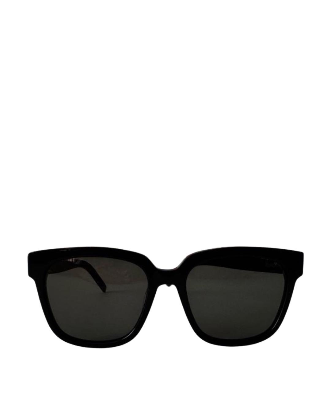 SAINT LAURENT Черные пластиковые солнцезащитные очки, фото 1
