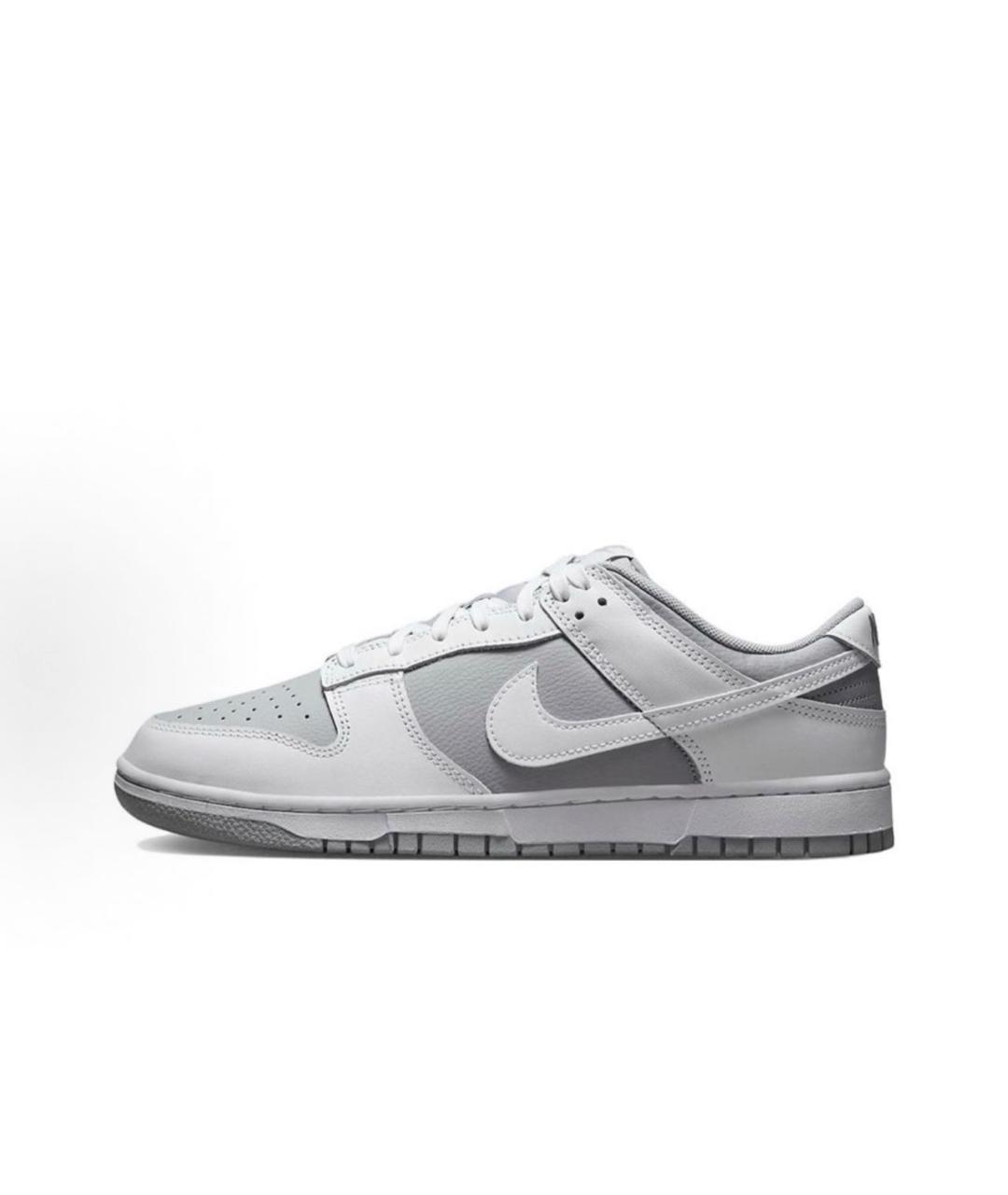NIKE Белые кожаные низкие кроссовки / кеды, фото 9