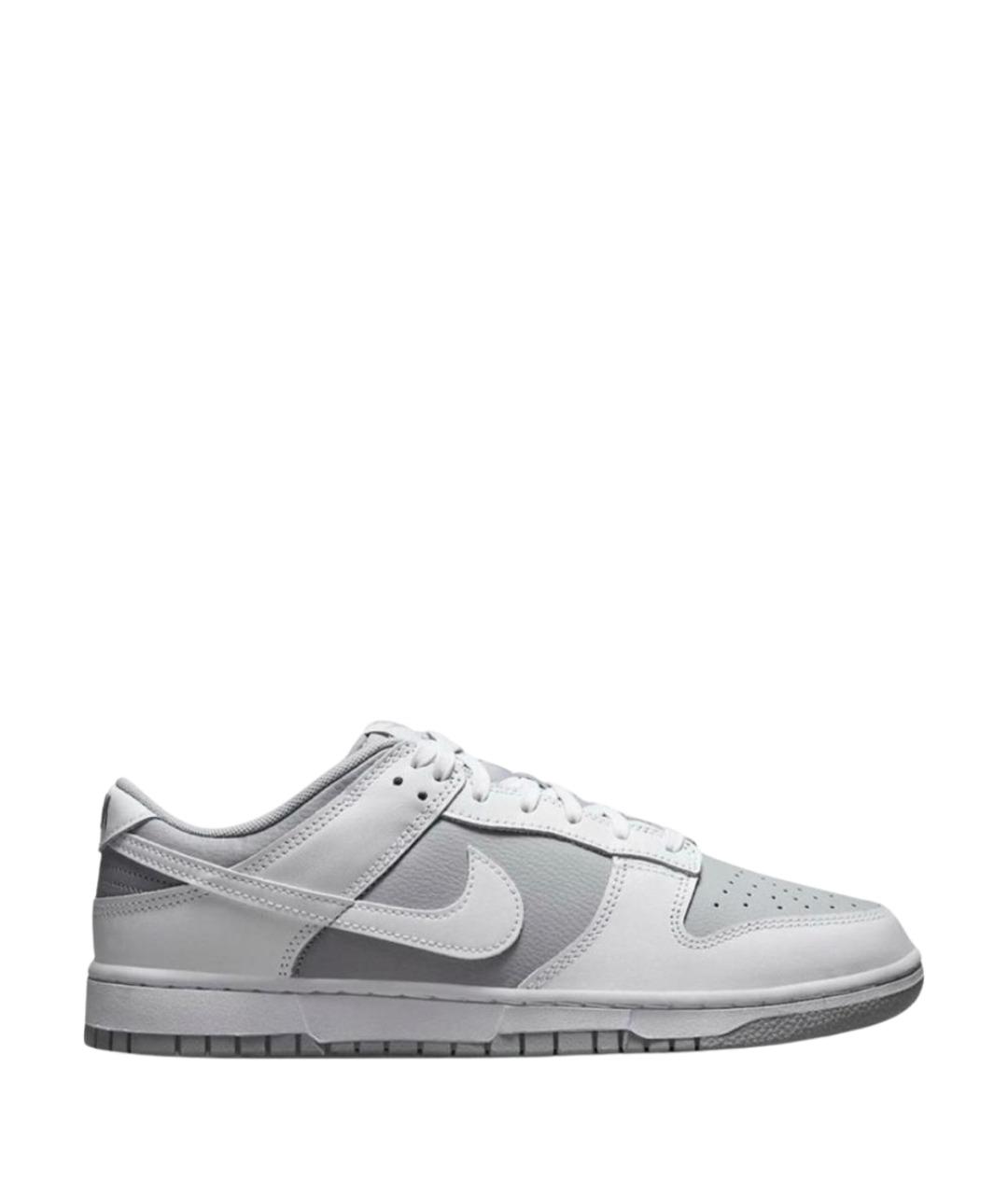 NIKE Белые кожаные низкие кроссовки / кеды, фото 1