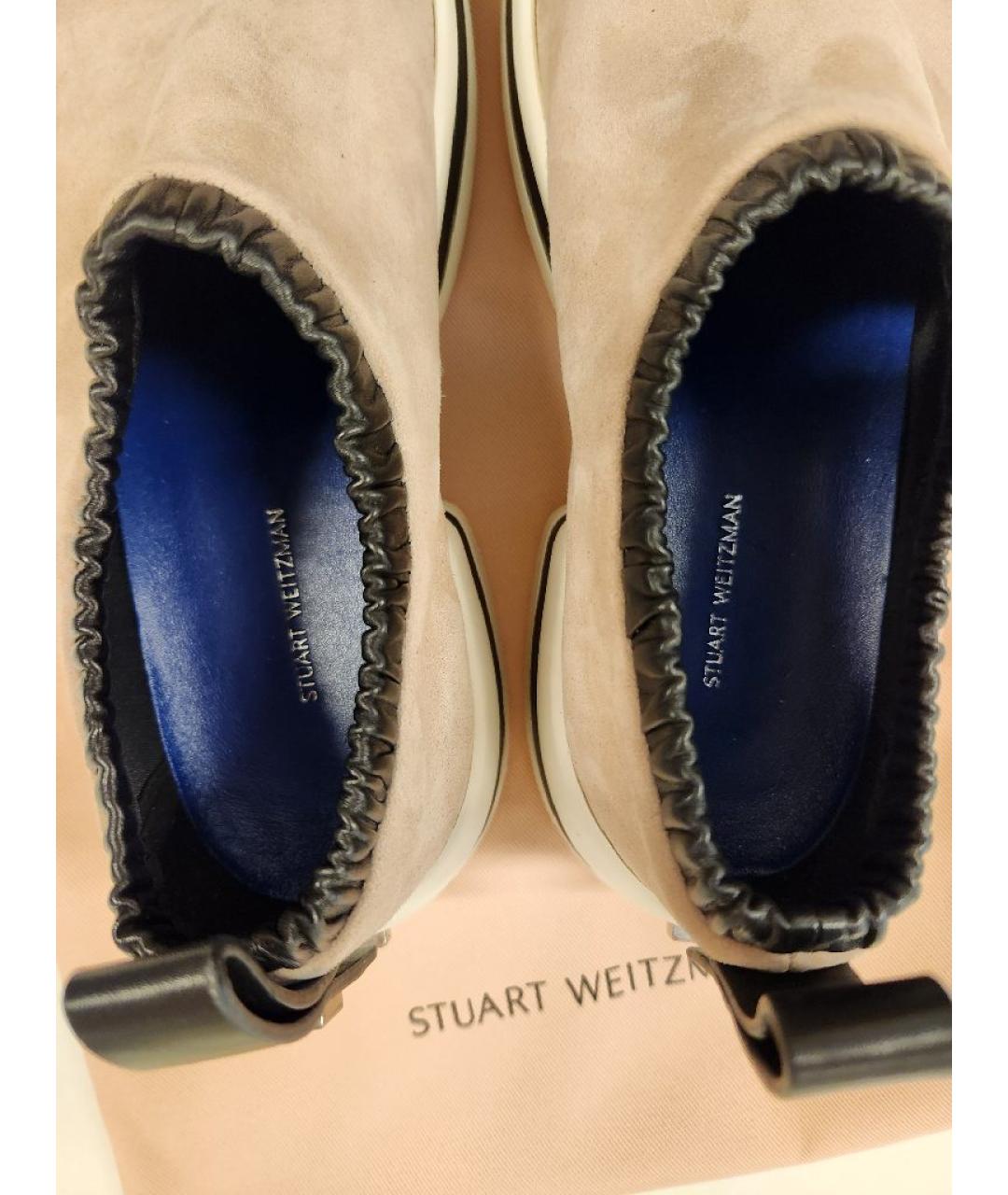 STUART WEITZMAN Розовые замшевые эспадрильи, фото 3