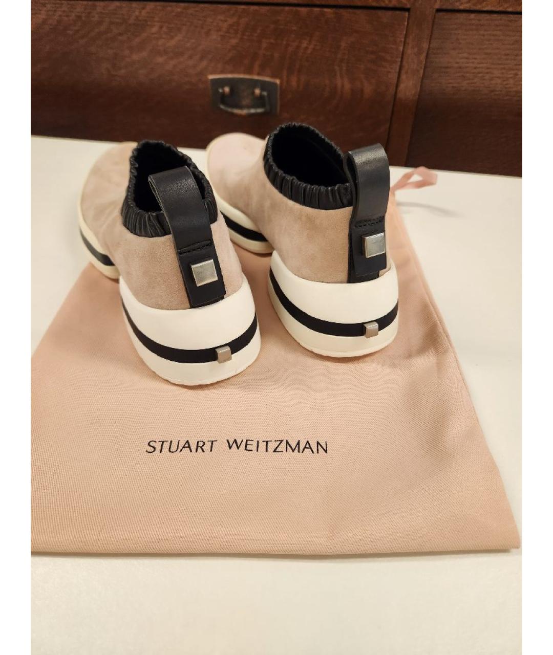 STUART WEITZMAN Розовые замшевые эспадрильи, фото 4