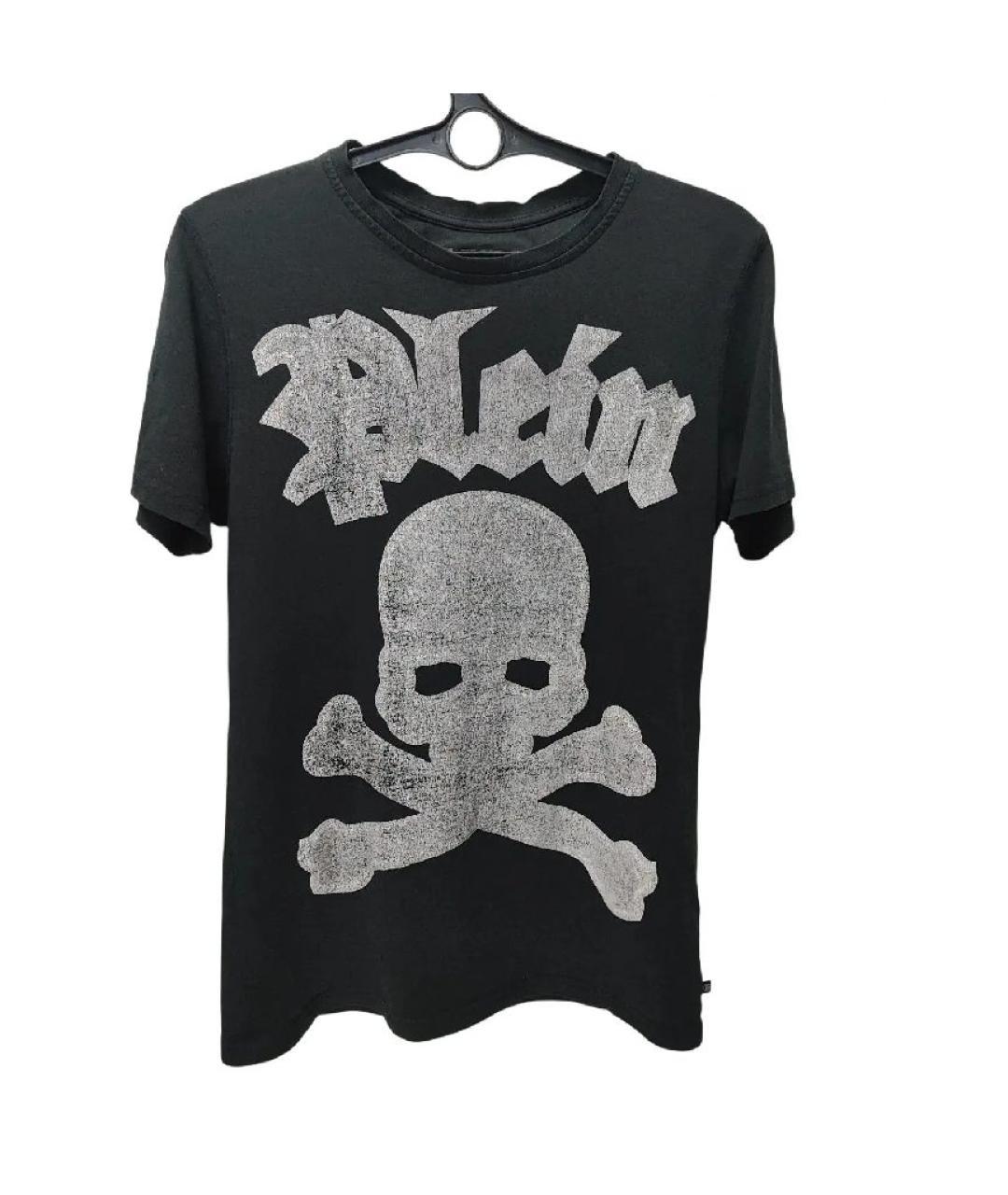 PHILIPP PLEIN Черная хлопковая футболка, фото 6