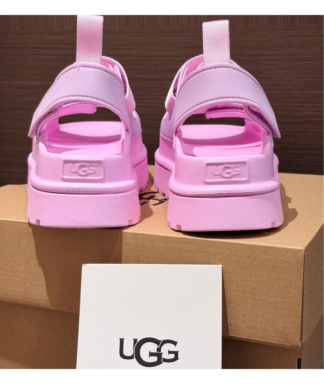 UGG AUSTRALIA Розовые босоножки, фото 6