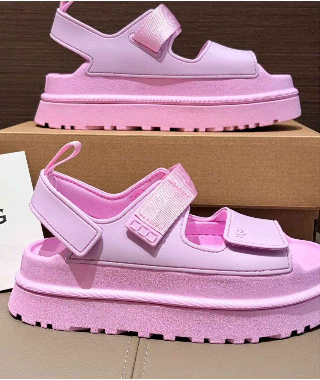 UGG AUSTRALIA Розовые босоножки, фото 7