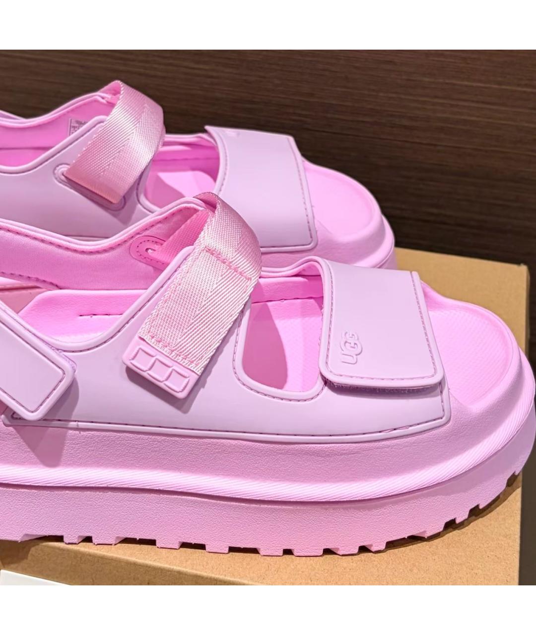 UGG AUSTRALIA Розовые босоножки, фото 4