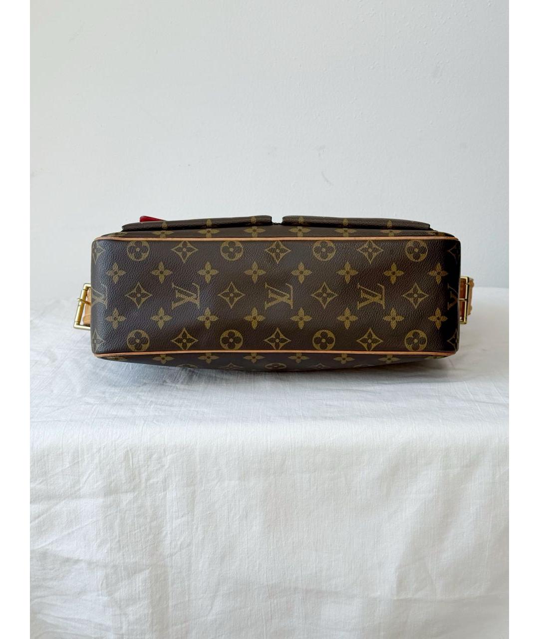 LOUIS VUITTON Коричневая сумка через плечо, фото 4