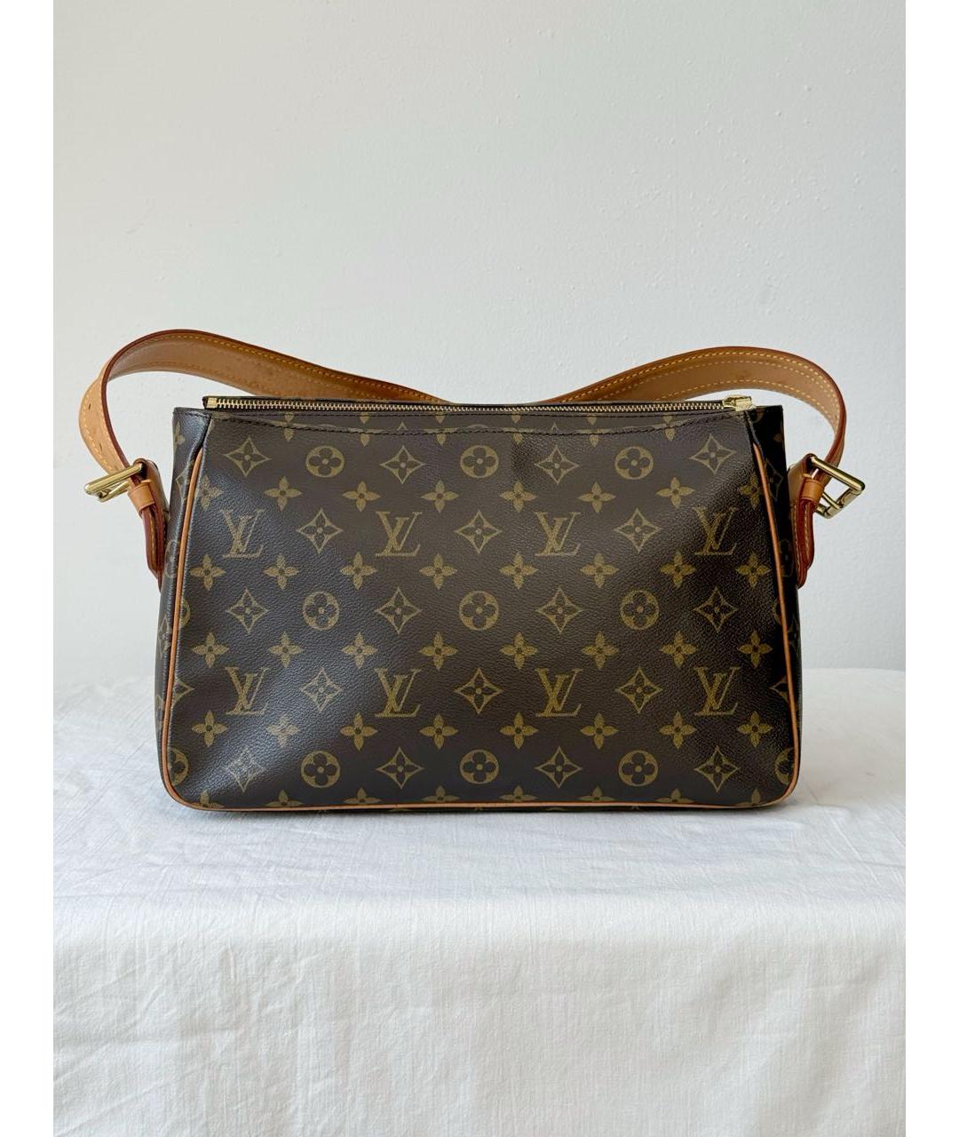 LOUIS VUITTON Коричневая сумка через плечо, фото 2