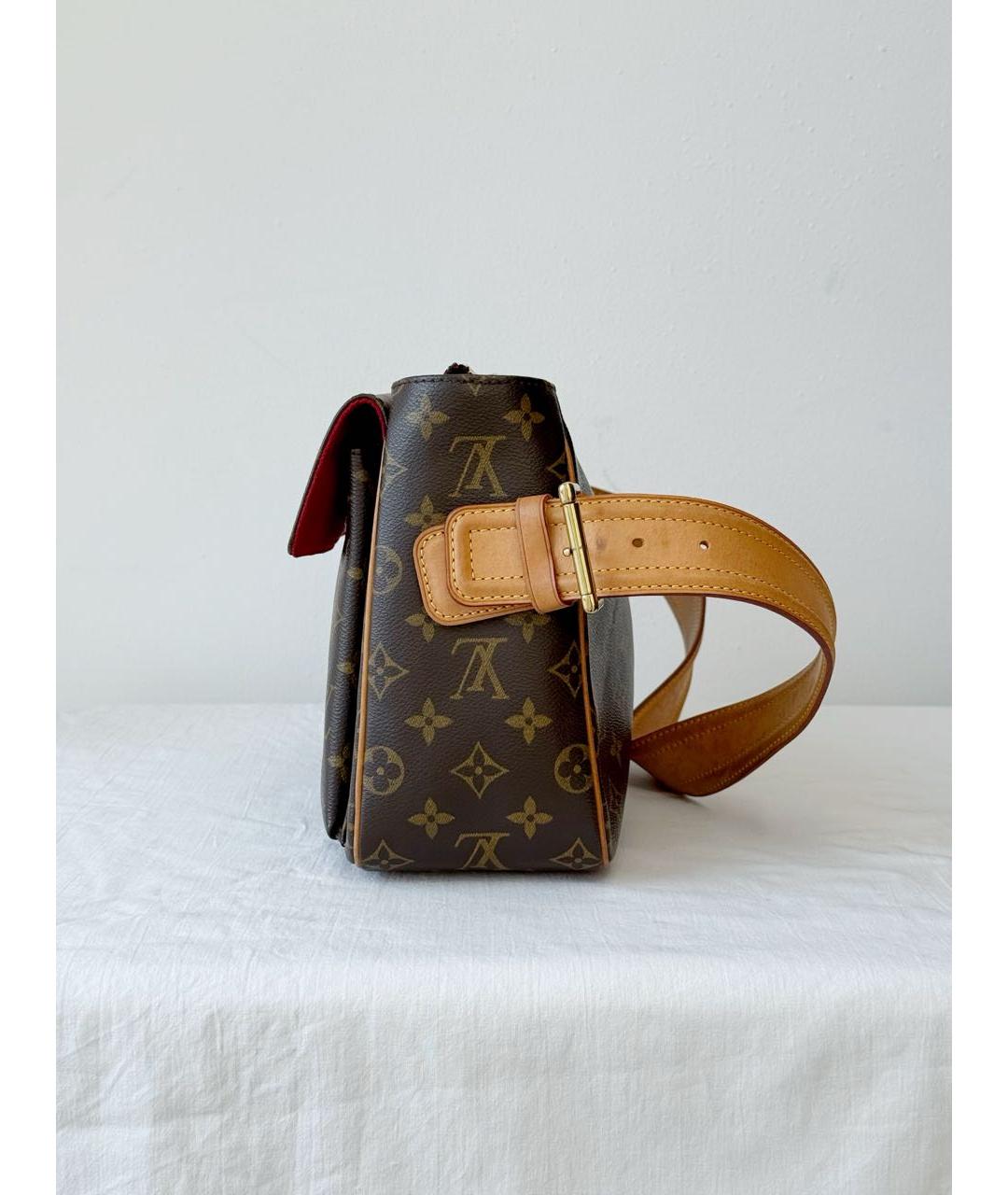 LOUIS VUITTON Коричневая сумка через плечо, фото 3