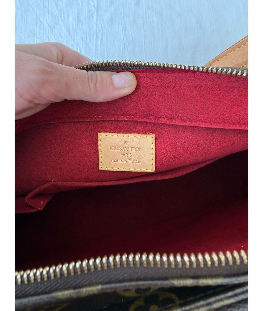 LOUIS VUITTON Коричневая сумка через плечо, фото 8